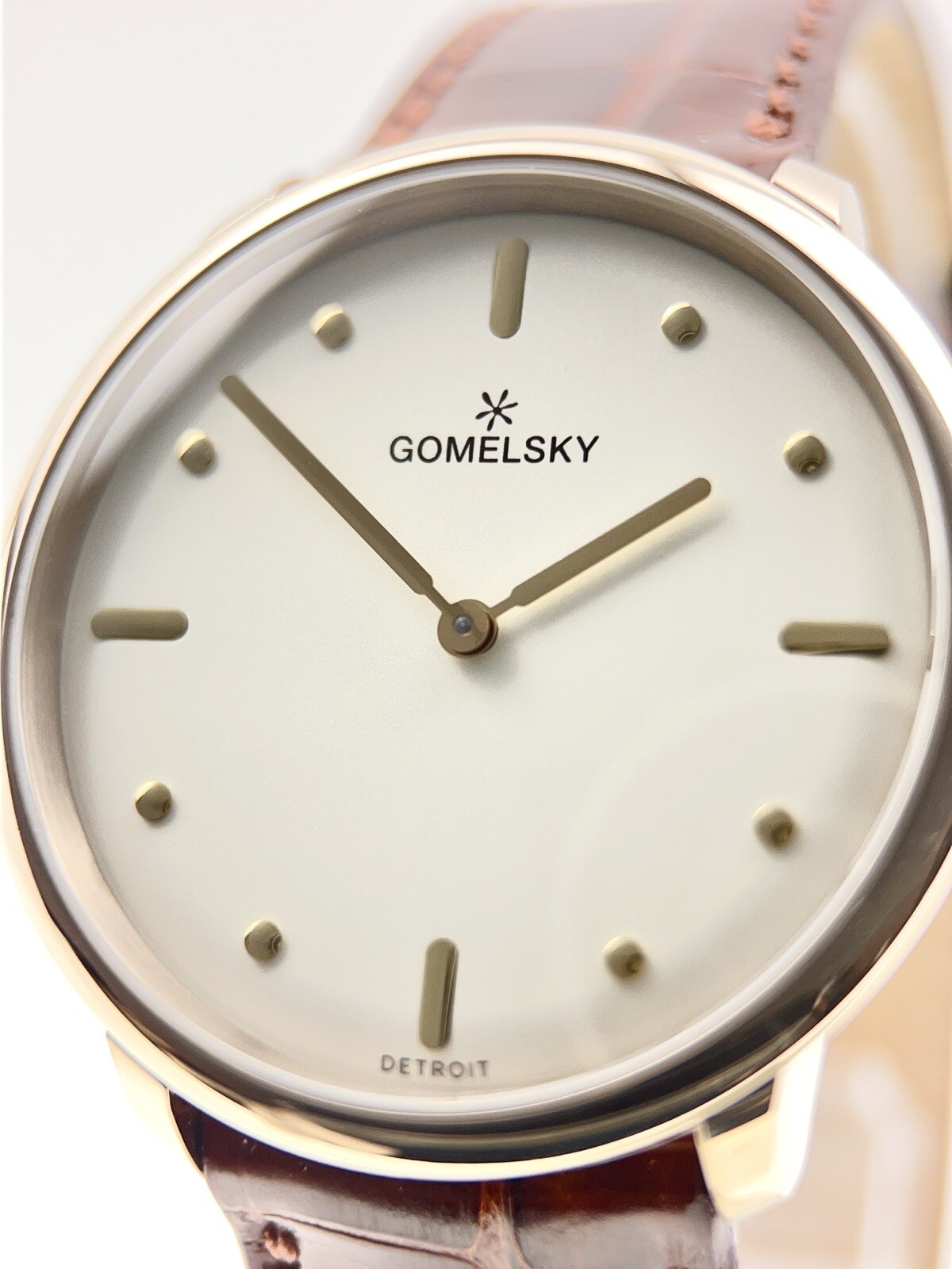 NEW Gomelsky By Shinola Audry Rose Gold Plated Quartz Watch w/ Box MSRP $850