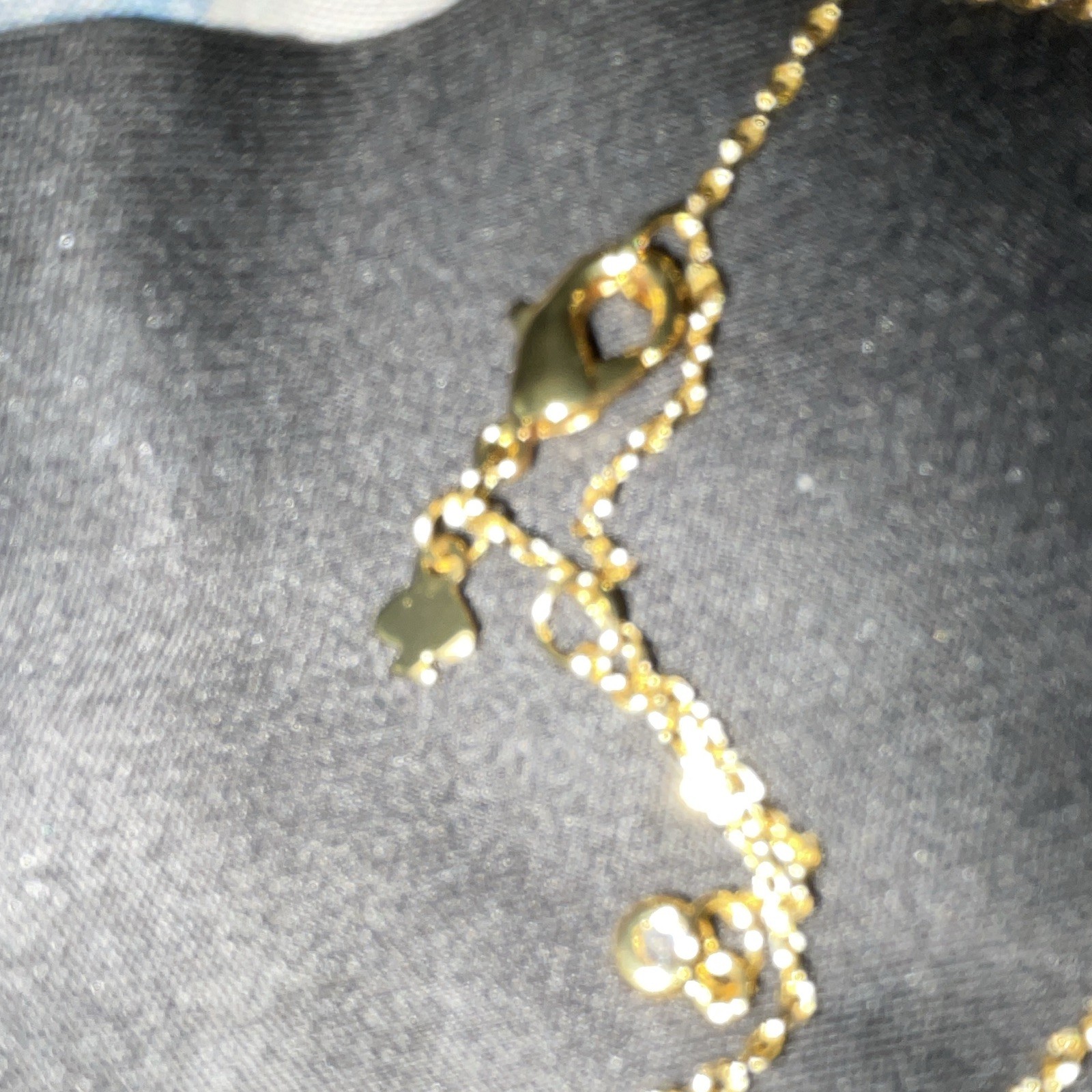 Kate Spade New York Gold Plated Crystal Christmas Charm Necklace
