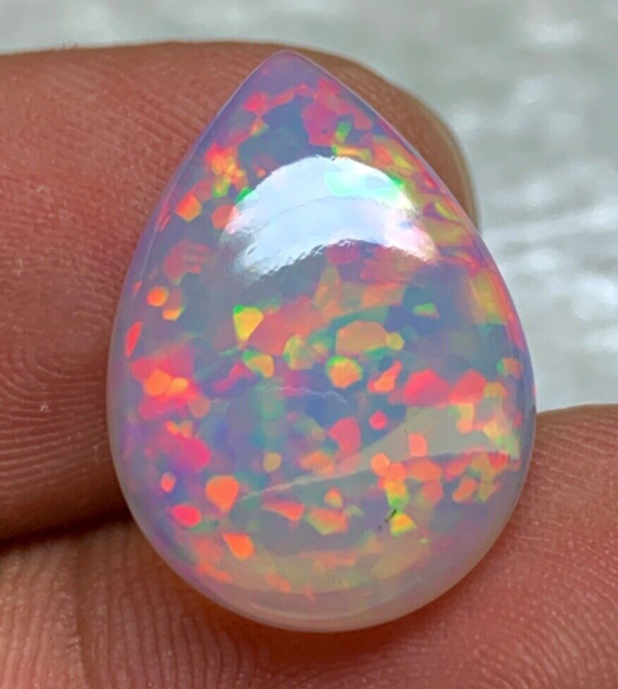5.05cts- Pin Fire Opal, Ethiopian Welo Opal, Rare Opal, Opal for Ring, Galaxy