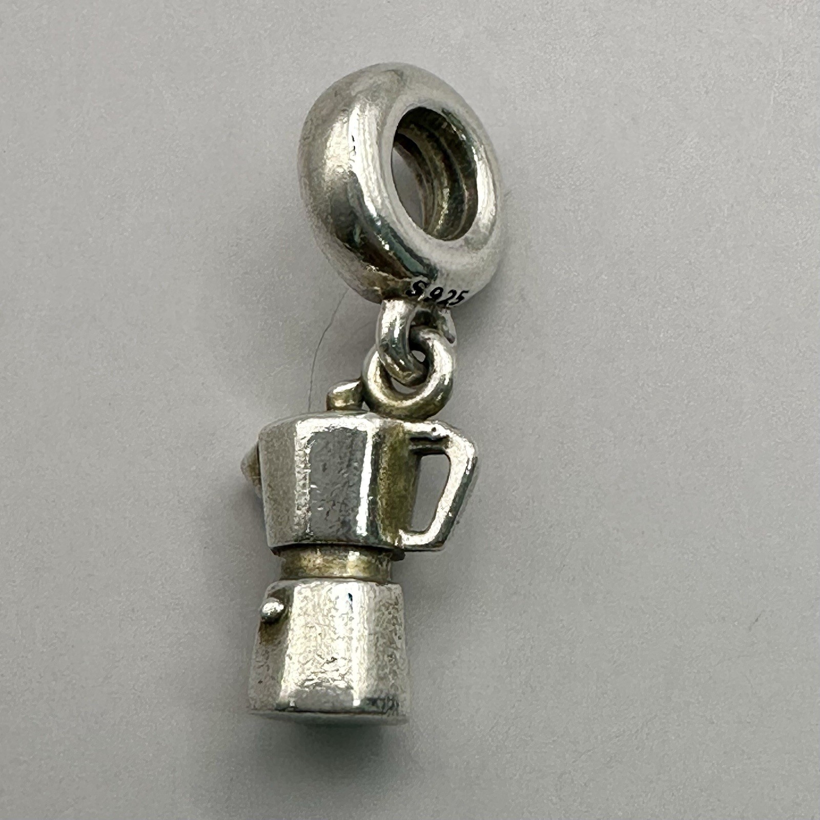 Pandora Coffee Lovers Bead Charm Pot ALE S 925 Sterling Silver Pendant 791514