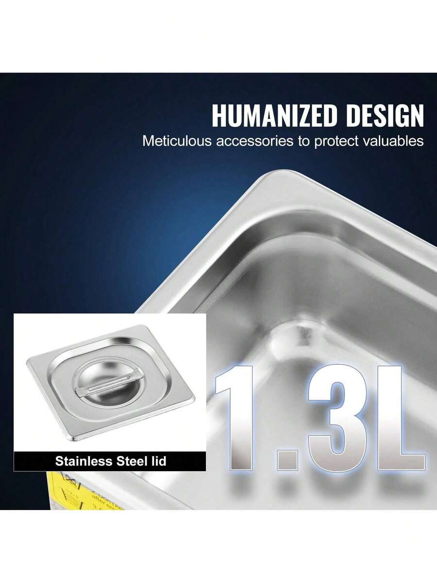 Cleaner 1.3L Professional Ultrasonic Cleaner With Digital Timer 40kHz Excellent