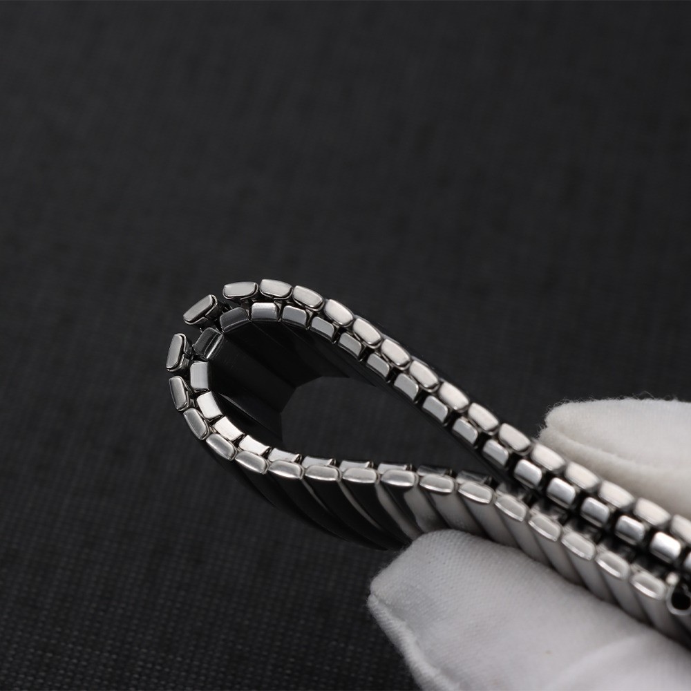 12 14m 16 18 20 22mm Stainless Steel Elastic Watch Band Metal Expansion Straps