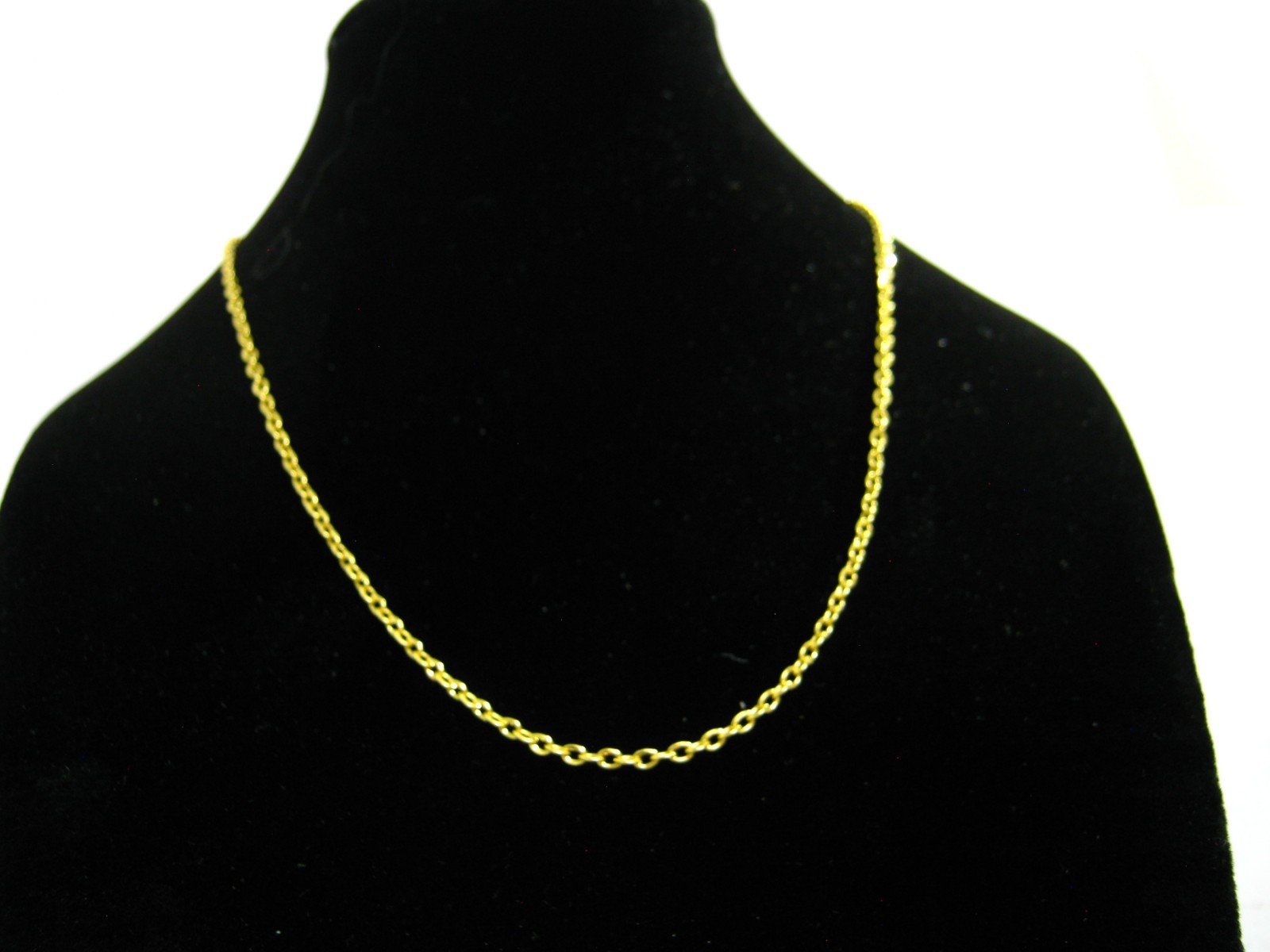 Gold Plated 304 SS Flat Cable Link Chain N225