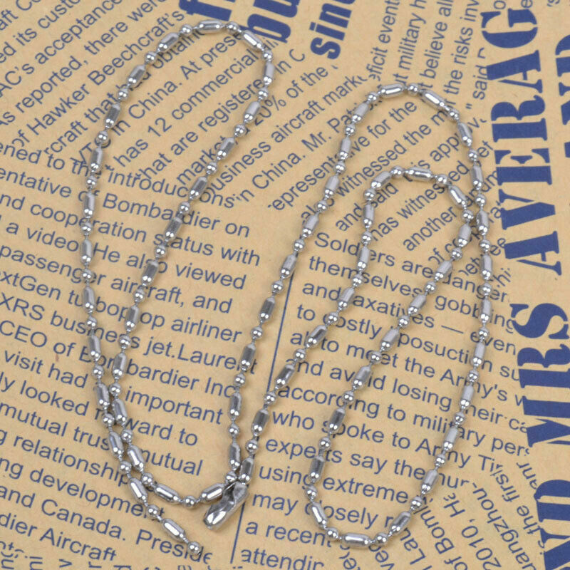 50/100pcs Lots Wholesale In Bulk Stainless Steel Bamboo Chain Necklace 16″-40″