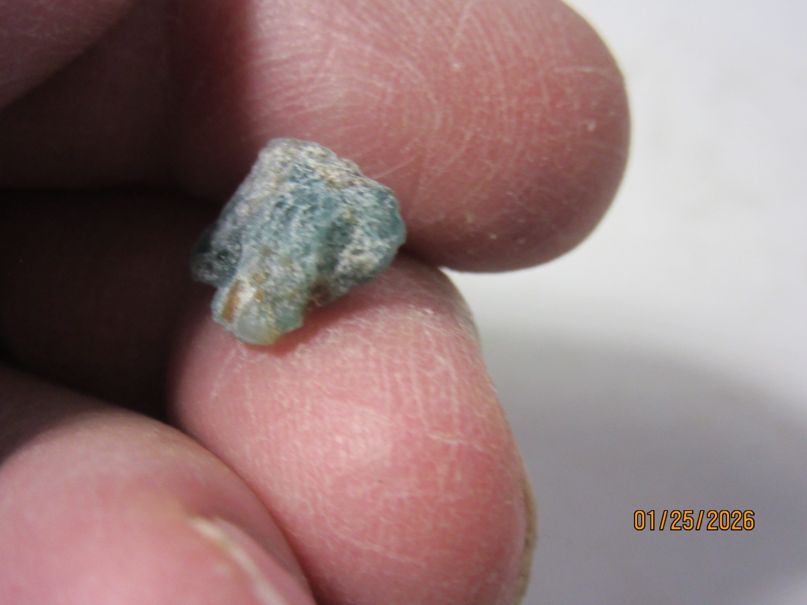 4 Carats Natural Green RARE GRANDIDIERITE Rough Gemstone Reiki US Seller G-38
