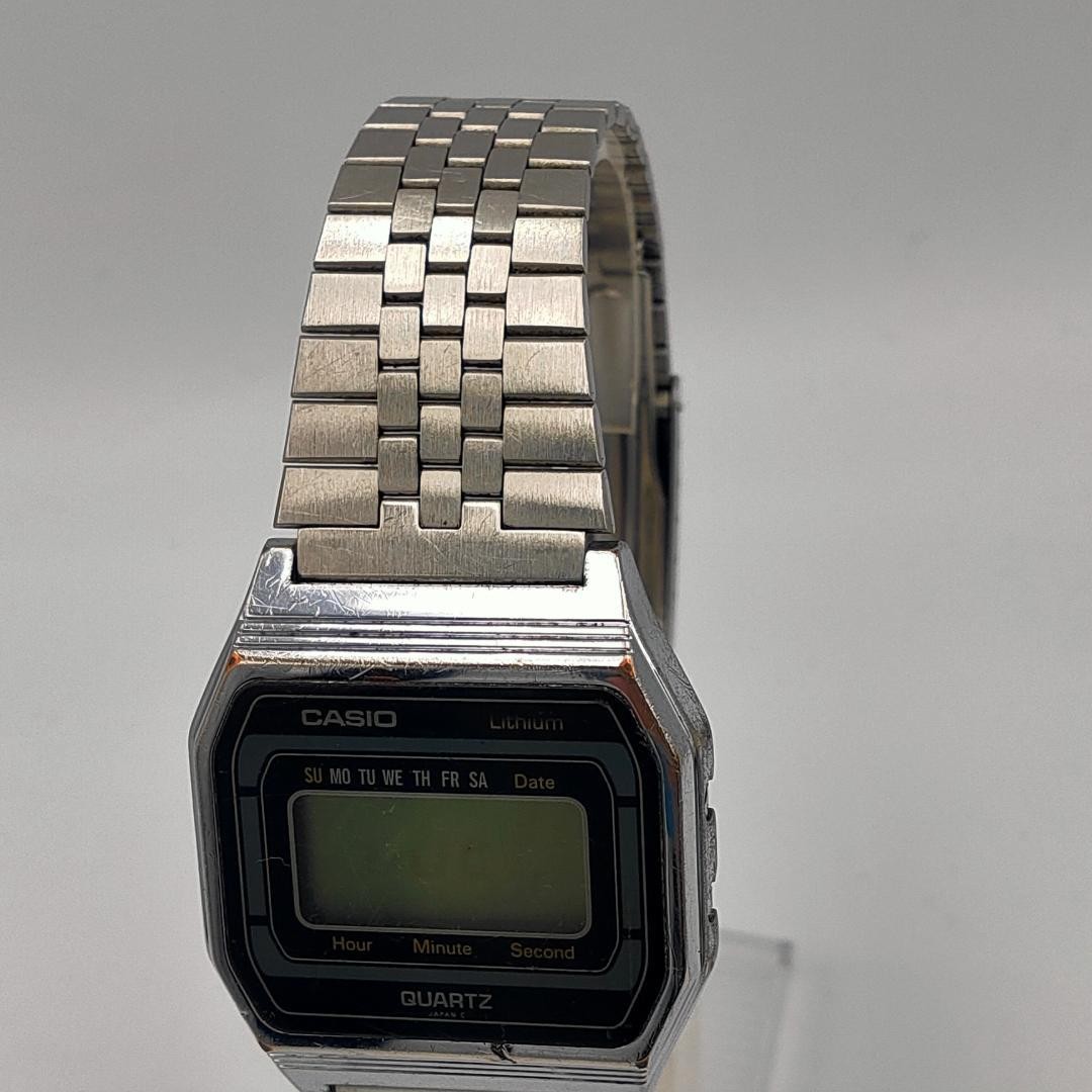 Casio B817 Digital Lithium Quartz Men Wristwatch Stainless Dead battery | Japan