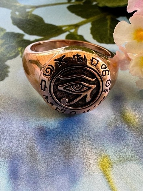 Solid Copper Ring #CRI015 -3/8 of an inch round. Available in sizes 7 thru 10.