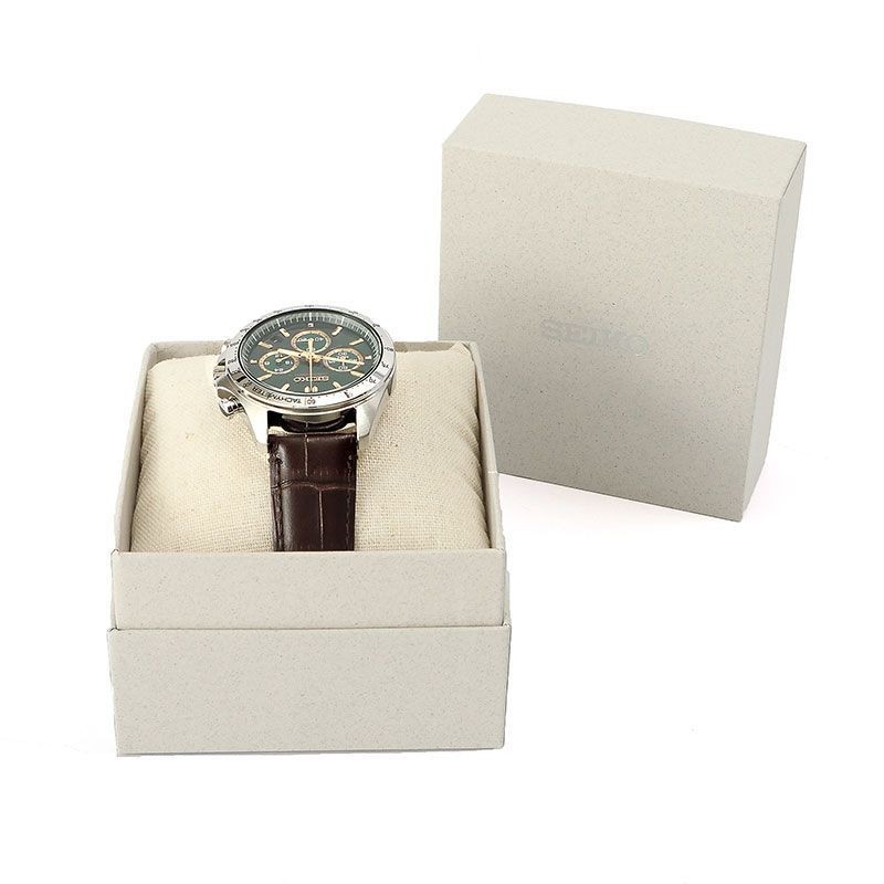 New Seiko Men’s Watch SEIKO SELECTION SBTR017 Black Silver Green Men’s SEIKO