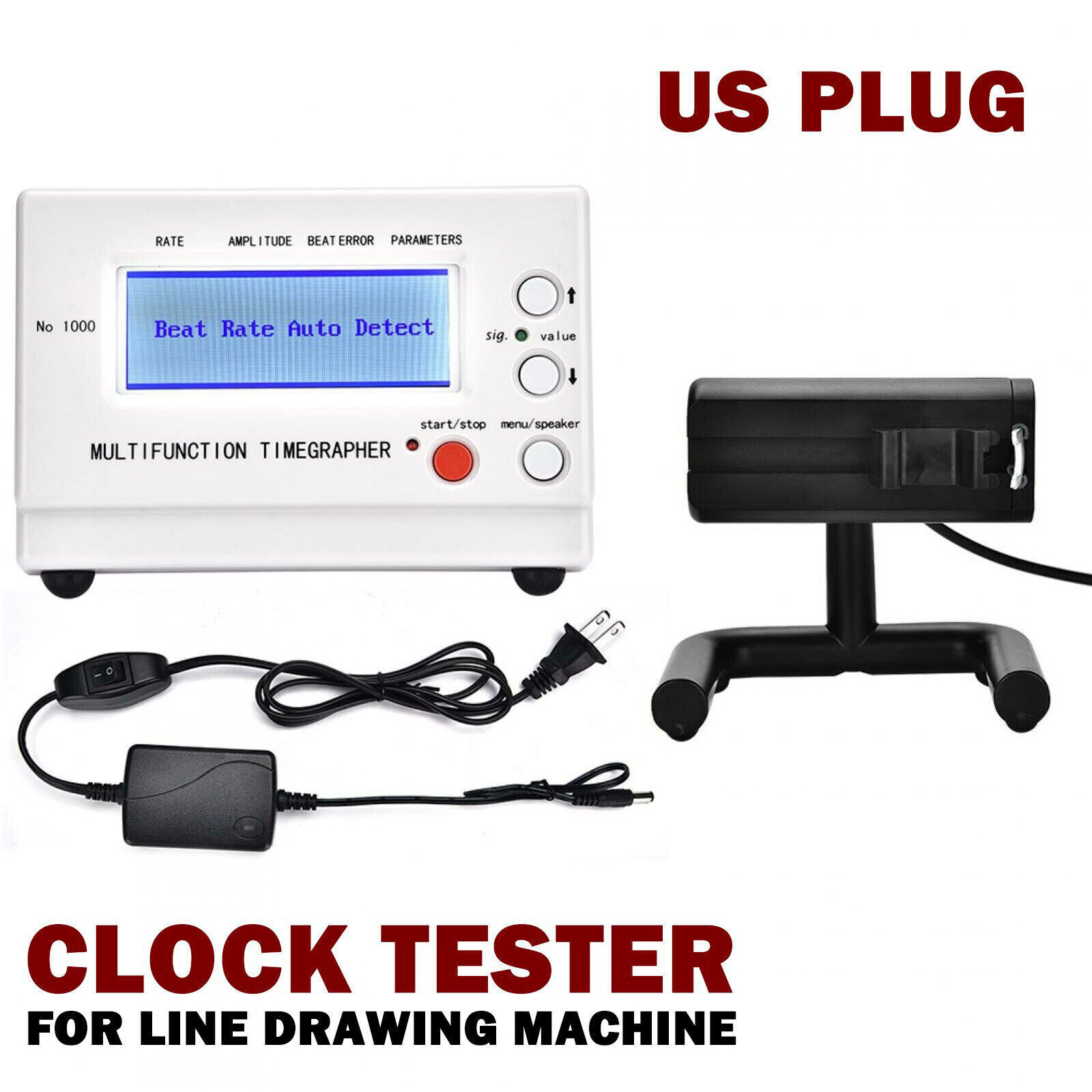 No.1000 Mechanical Watch Timing Tester Timegrapher Multifunction Machine ToolvP9
