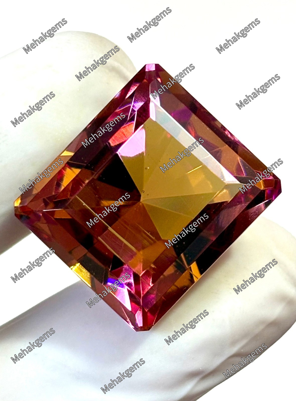 55ct Emerald Cut Zultanite Gemstone | Color Changing Diaspore, Precision Cut