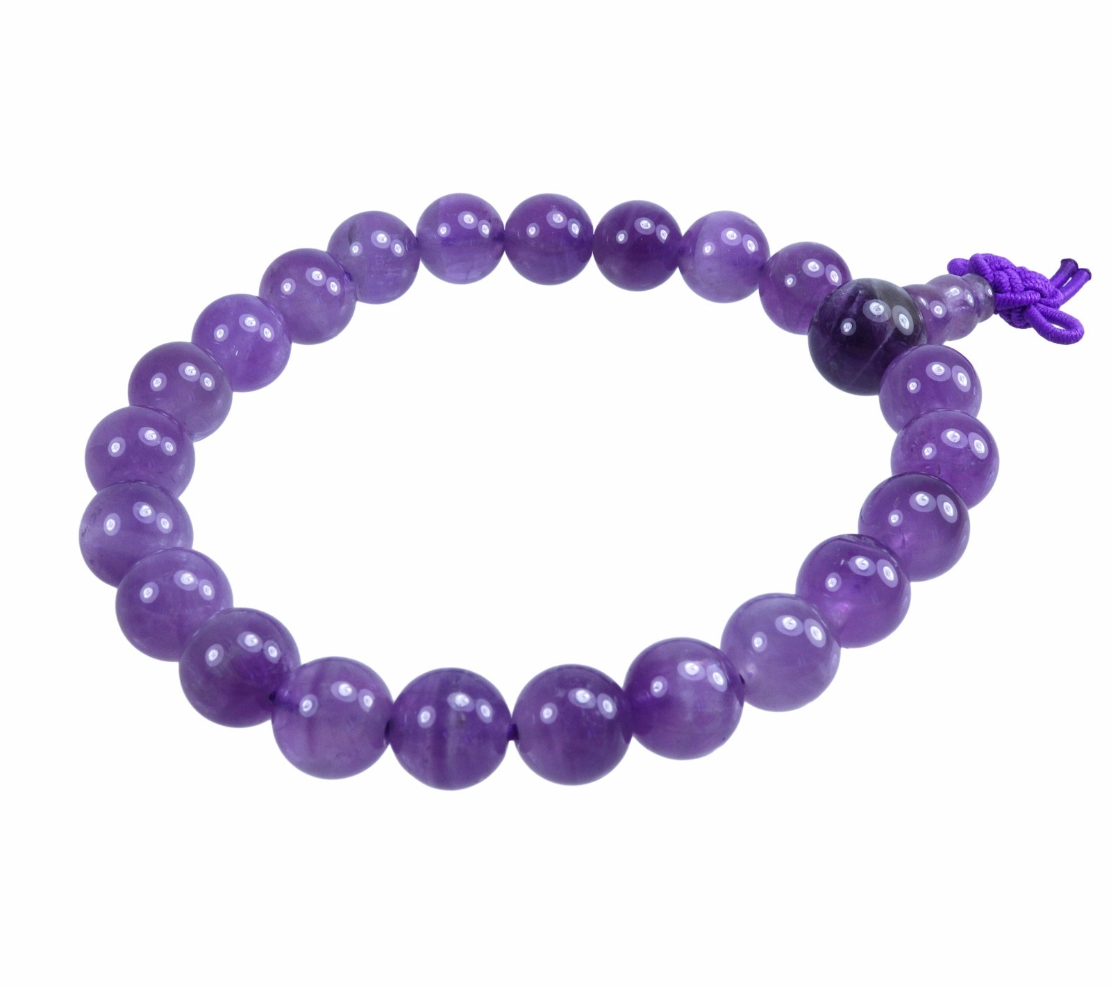 Gemstone Power Bracelet Beads Pearls Ball Buddah Power Kraft Bracelet 8mm