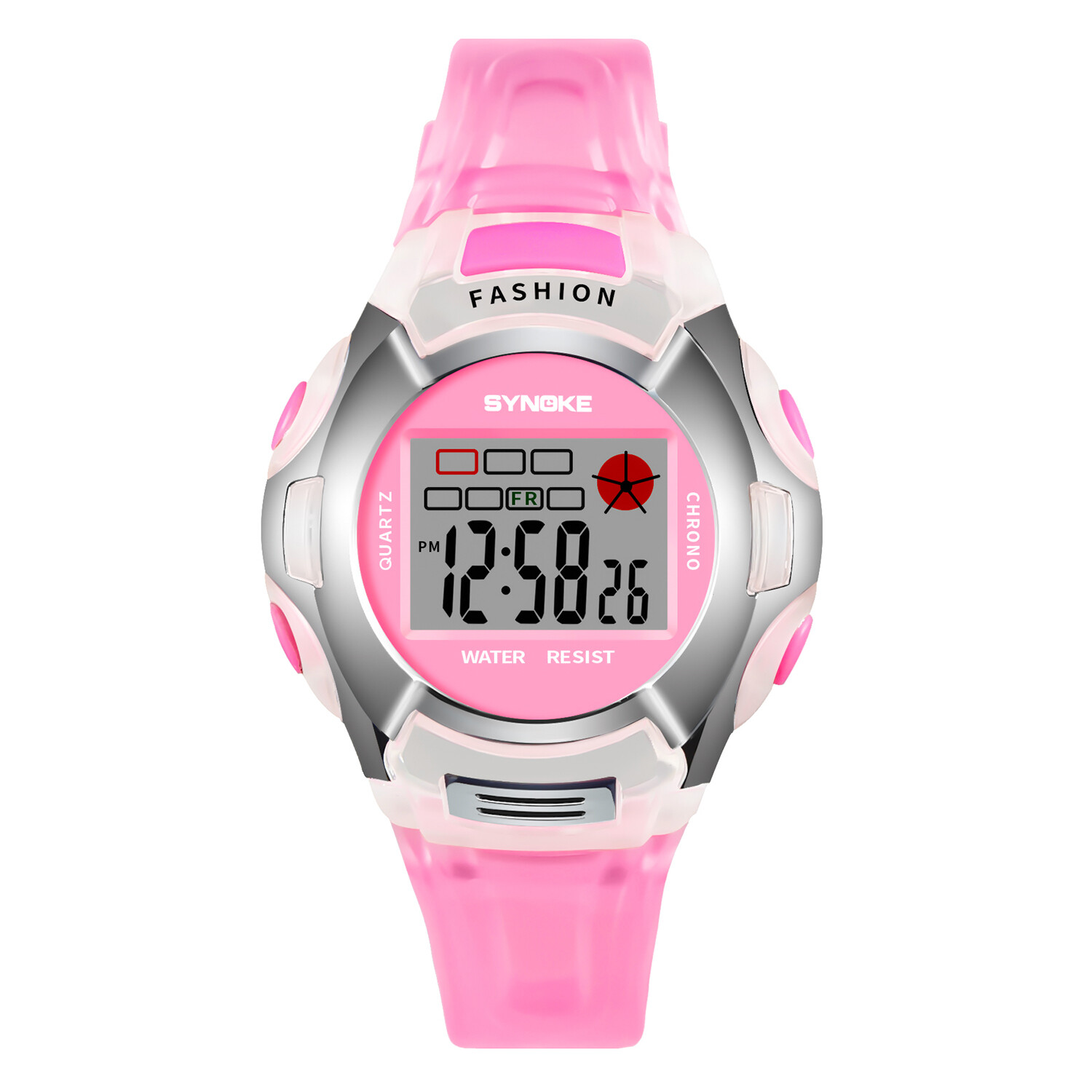 1X Child Boy Girl Xmas Gift Multifunction Sport Electronic Digital Wrist Watch