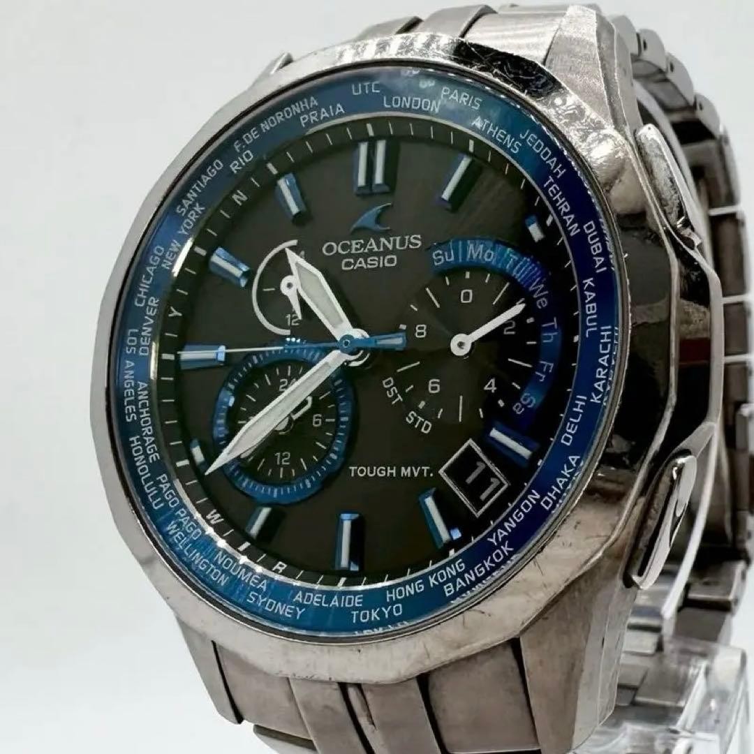 Casio Oceanus OCW-S1400 Tough Solar Titanium Sapphire Glass Wristwatch