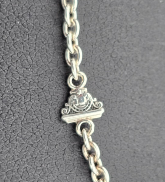 LAGOS Caviar Love Knot Sterling Silver Necklace 18″