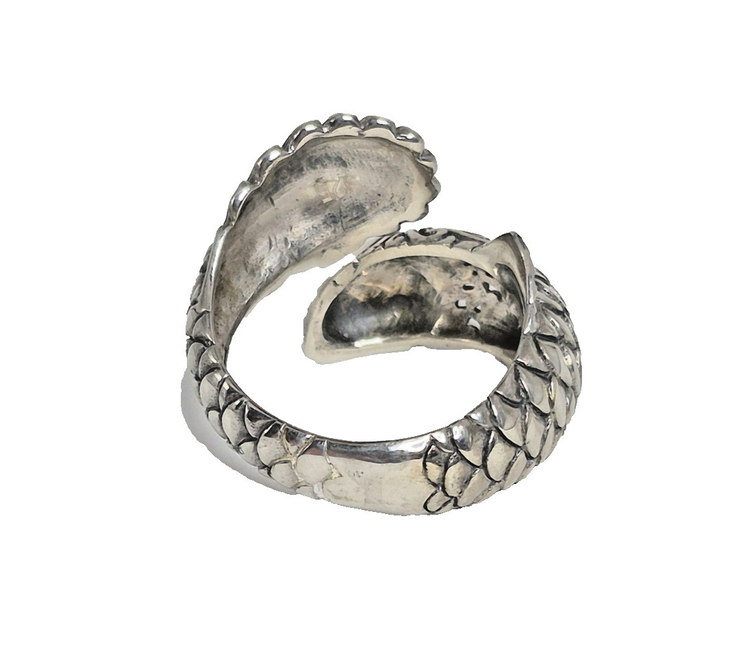 Bali Legacy Sterling Silver Koi Fish Ring Size 7 (6.10 g)