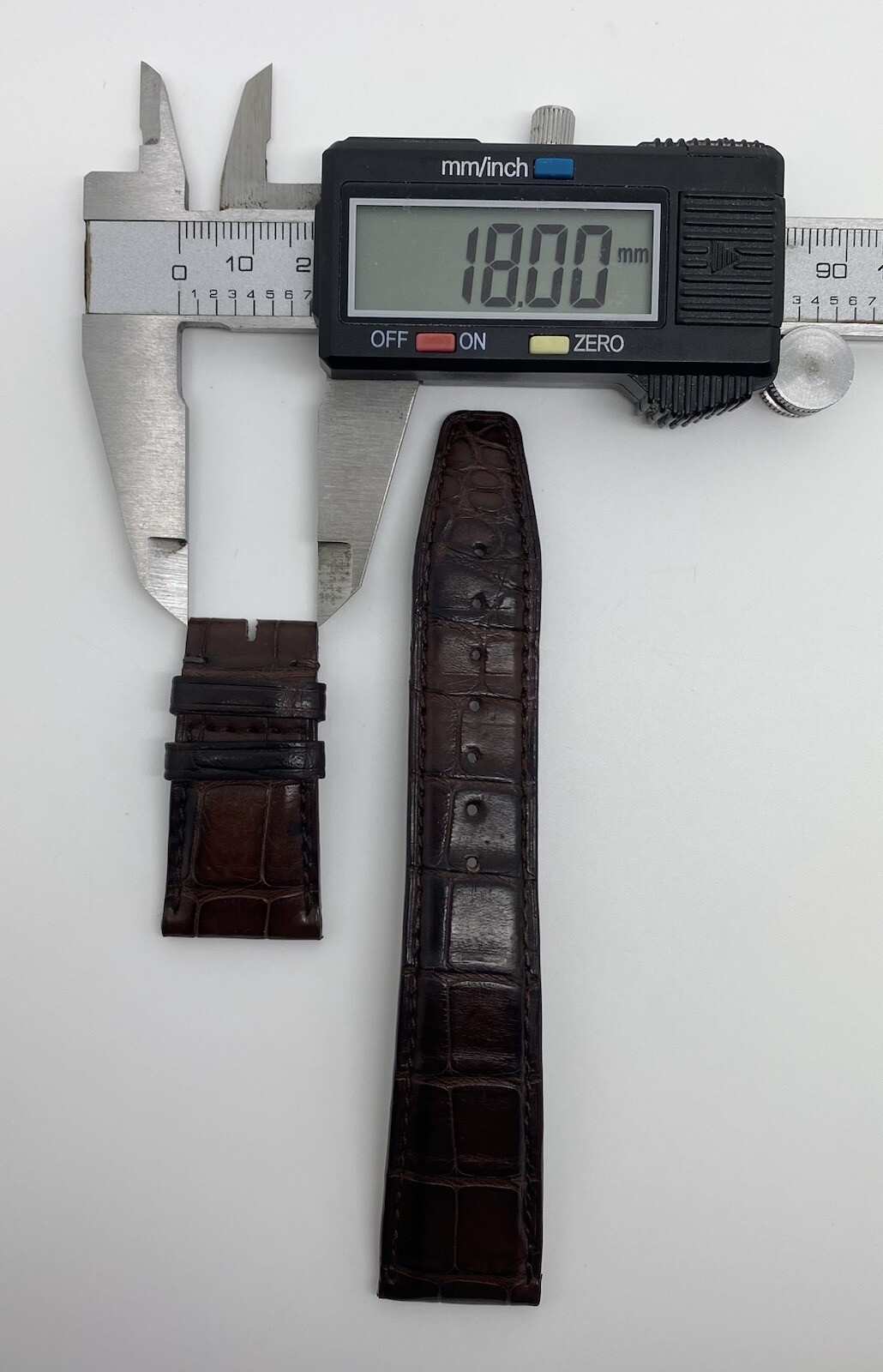 Authentic IWC 22mm x 18mm Brown Alligator Watch Strap Band Small A24765 OEM