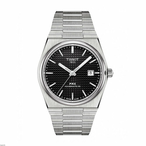 NEW TISSOT T1374071105100 PRX AUTO 40MM BLACK DIAL BRACELET T137.407.11.051.00
