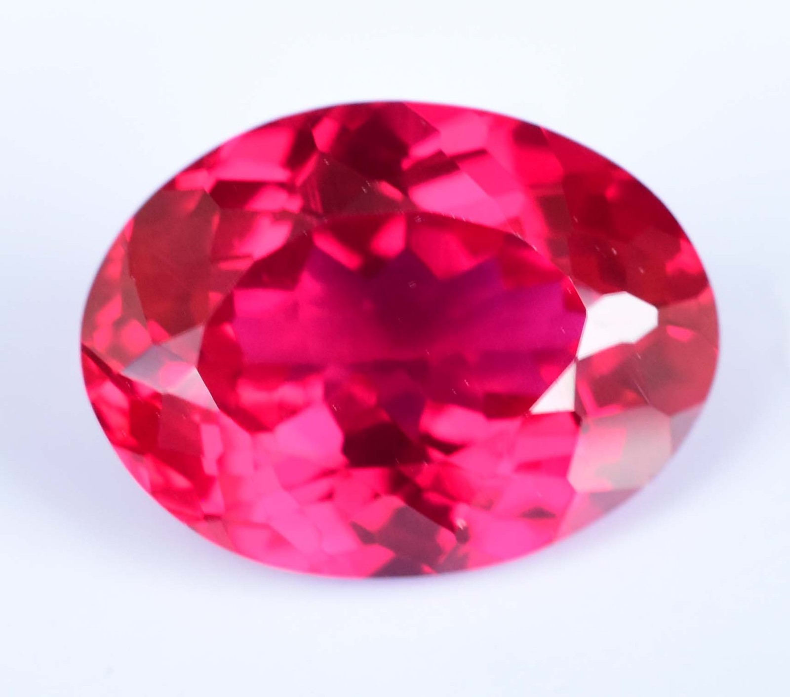 Natural Red Myanmar Spinel 8.95 CT AGL Certified Oval Stunning Loose Gemstone
