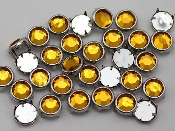 6mm Gold Topaz CH16 Gemagic Rhinestones Size 30 – 100 PCS