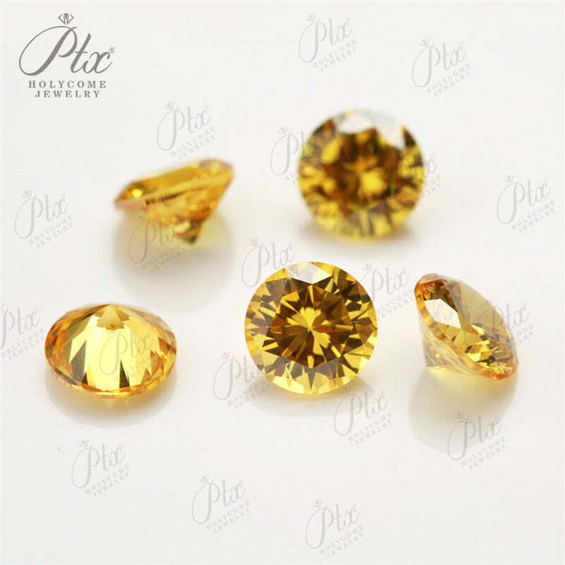 1mm~8mm Round Loose CZ Stone Cubic Zirconia Various Color 5A for Jewelry Making