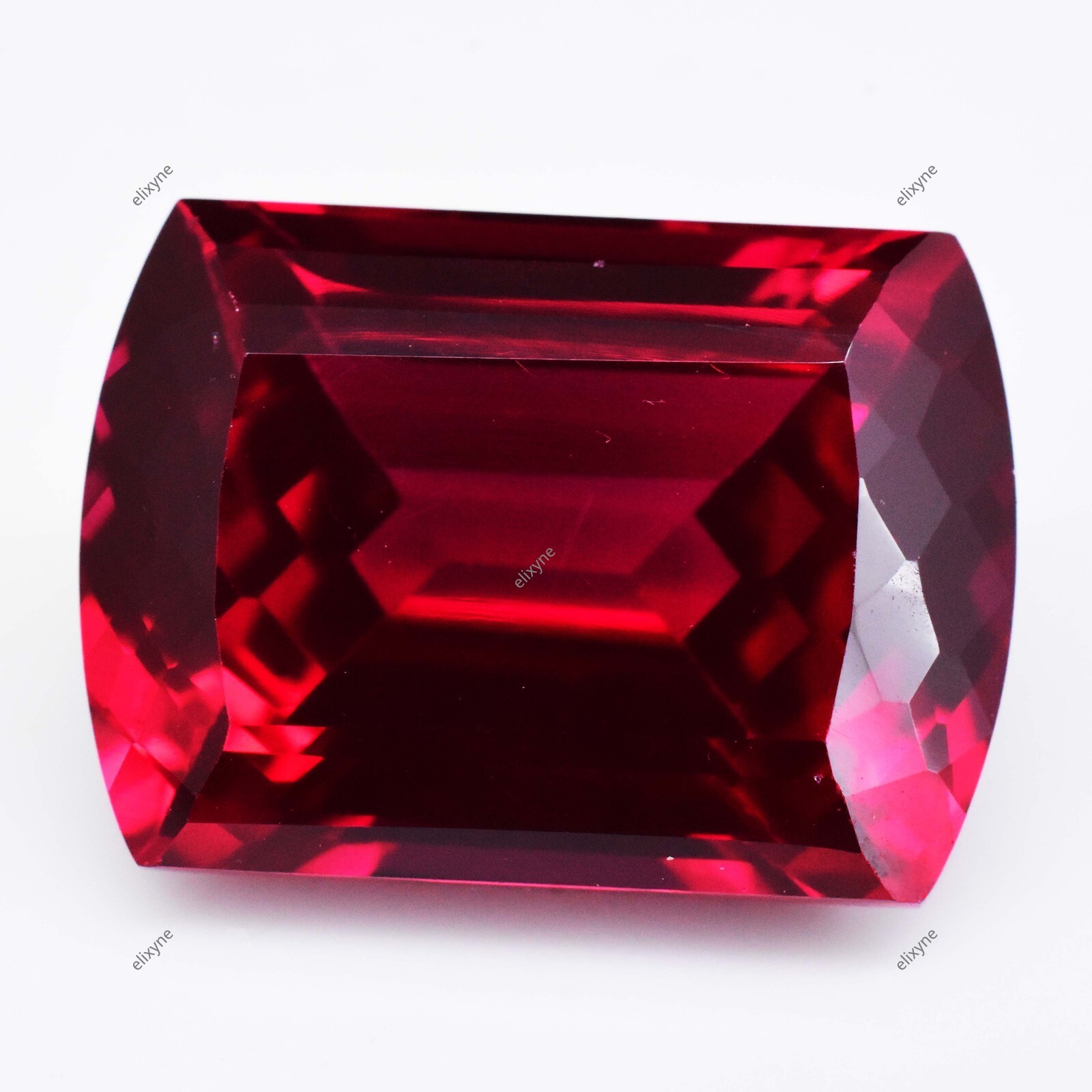 22.65 Ct Natural Certified Rubellite Tourmaline Red Gemstone Vivid Color