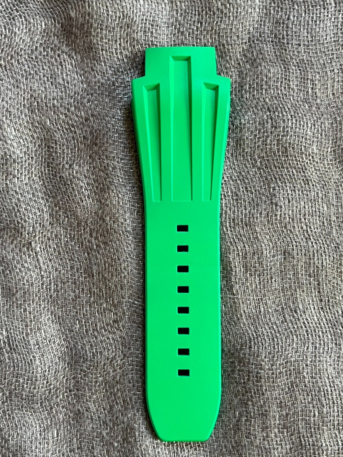 Authentic Richard Mille Green Rubber Strap For RM028 28M