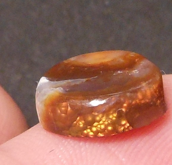 4.70ct Mexican Fire Agate 11.8mm x 11mm