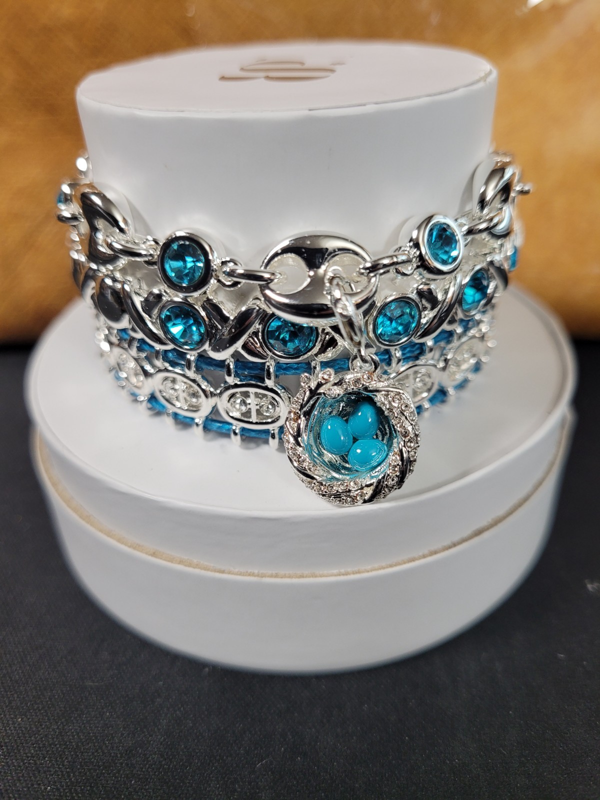 Bomb Party Spring Stacks 26 ST86744 • Our Little Nest of Love Silver Plated