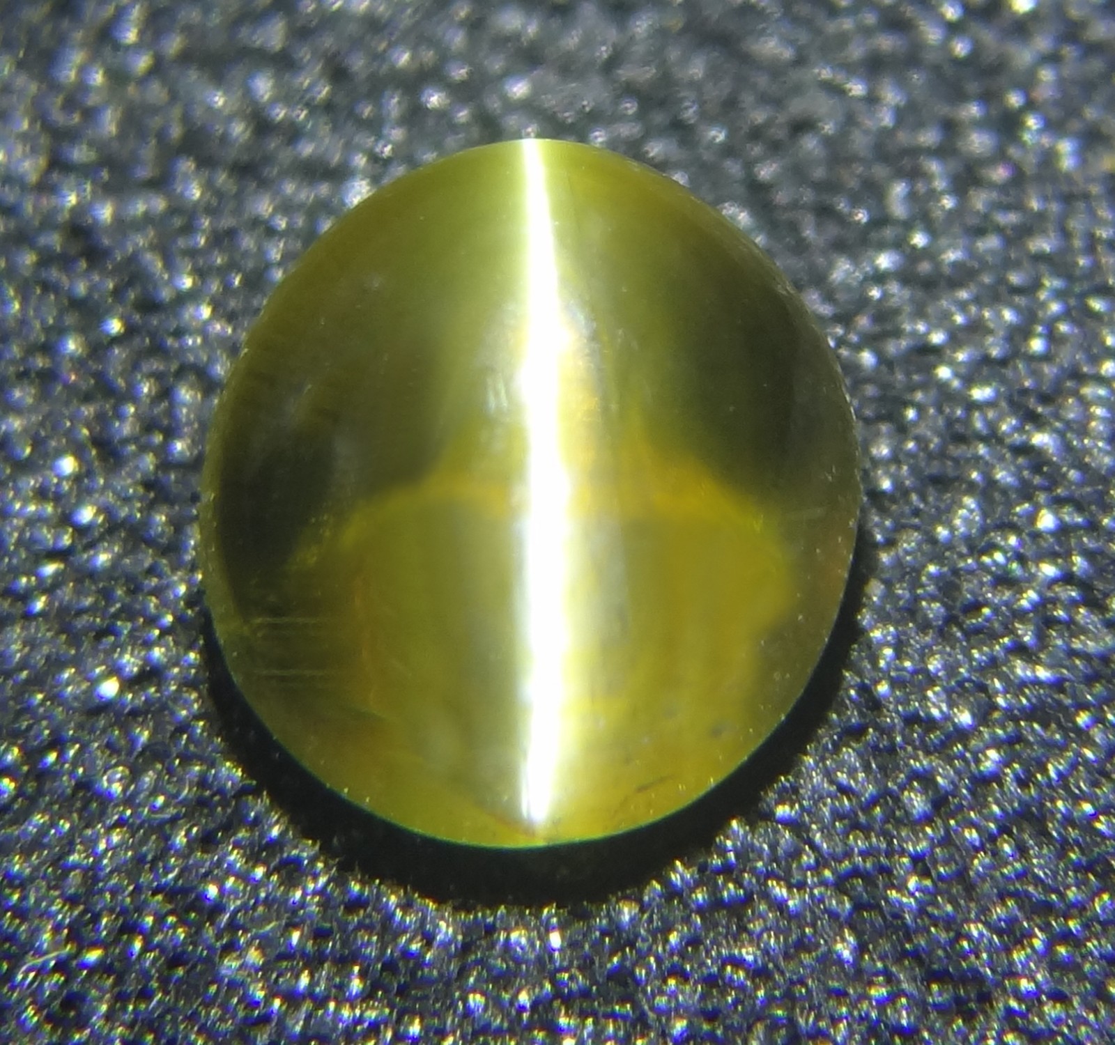 1.70 CT HONEY CHRYSOBERYL CATS EYE CEYLON NATURAL GEMSTONE -Delivery in 5-12 day