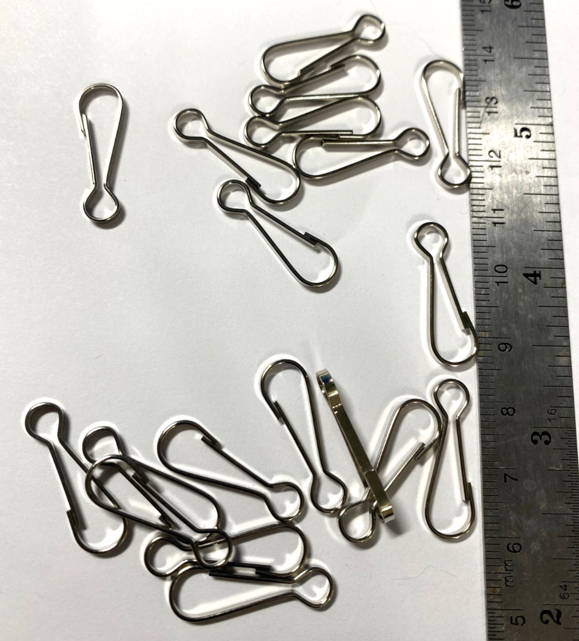 Nickle Silver Lanyards Hooks 23mm 72pc
