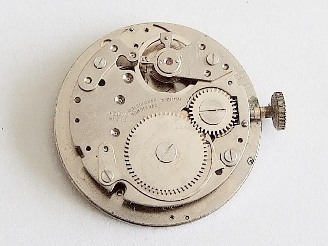 BFG 866 vintage watch movement, complete with dial and hands, running