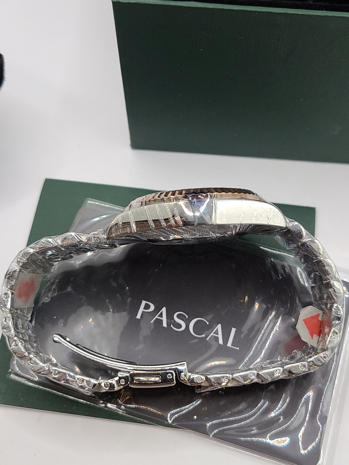 PASCAL Timeless Classic Diamond Watch for Men Women Lab Grown Quartz 36mm Brown