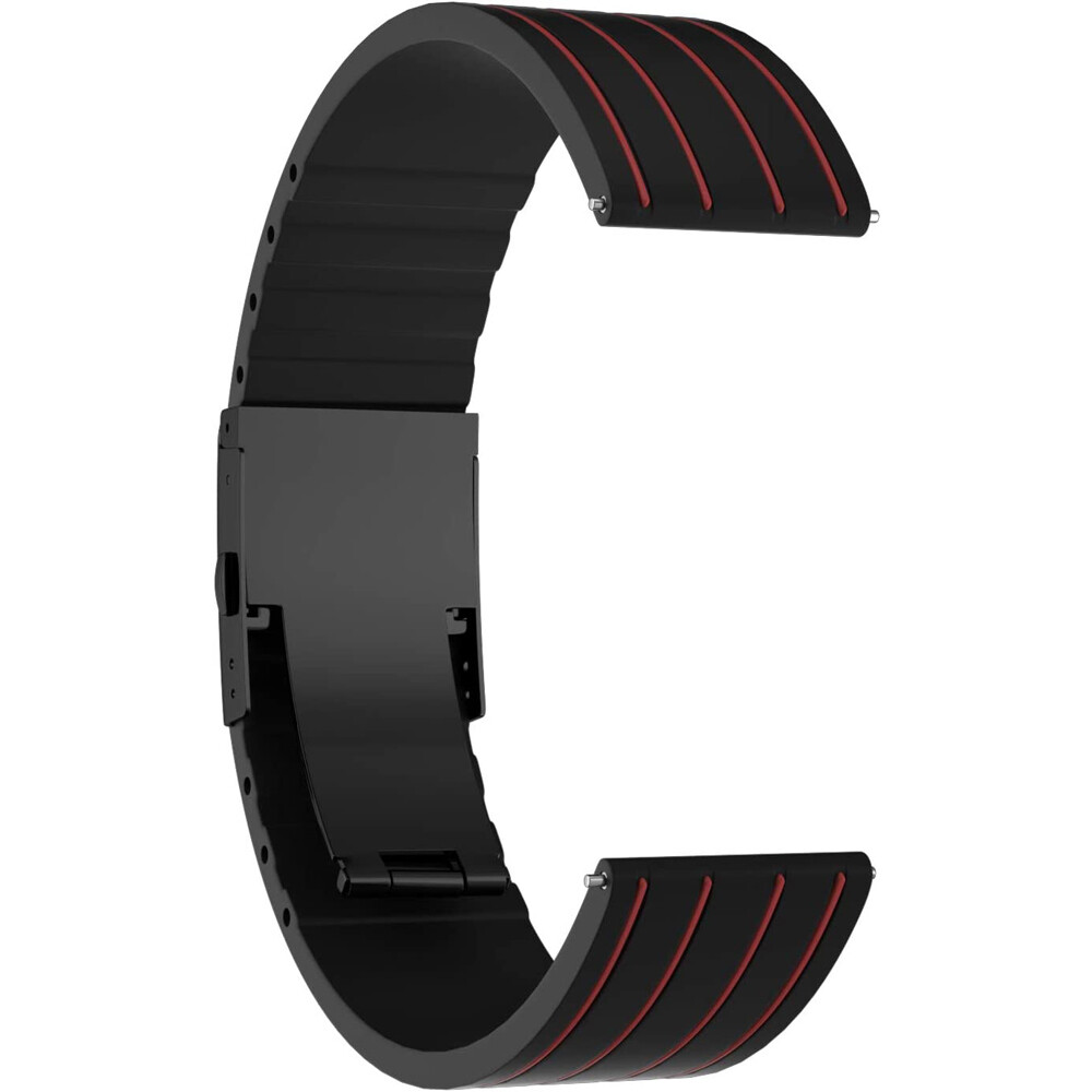 14-24mm Silicone Rubber Smart Watch Strap Waterproof Replacement Wrist Band Belt