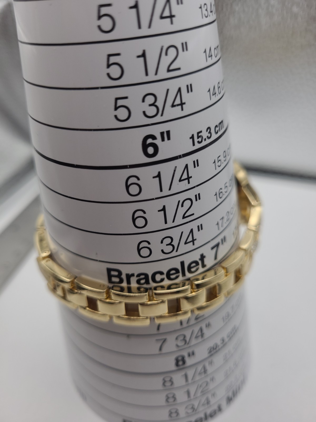 Ellen Tracy Women’s Gold Tone Crystal Bezel Quartz Bracelet Watch Working