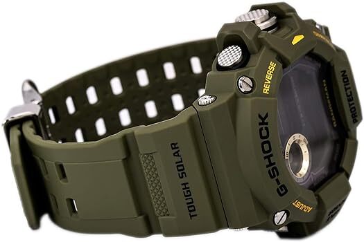 Casio Rangeman GW9400-3 Twin Sensor Black Dial G-Shock Men’s Green Wrist Watch