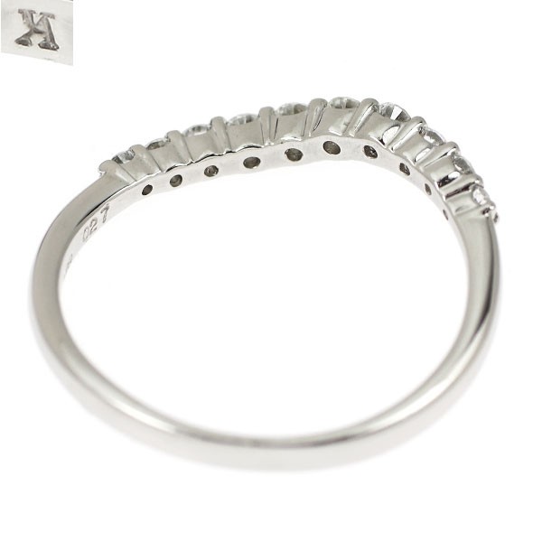 Vendome Aoyama Pt950 diamond ring 0.27ct – Auth free shipping from Japan- Auth S
