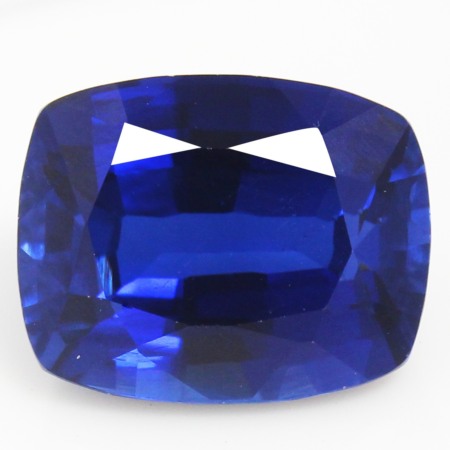 Natural 11.70Ct Certified Ceylon Blue Sapphire Flawless Cushion AAA+ Gemstones