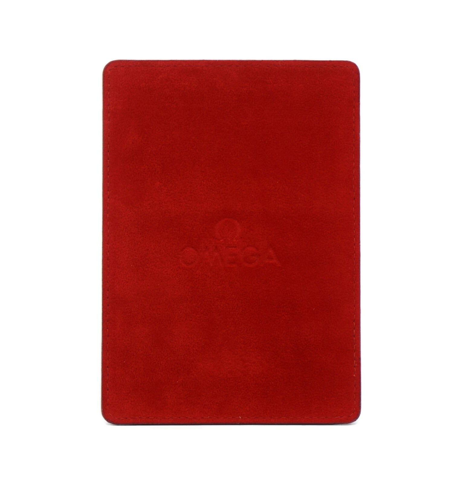 Omega Red Cloth Wallet Card Holder