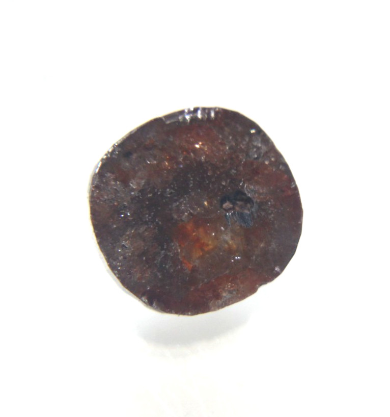 1.85Ct Beautiful Cushion Shape Red Color Sparkle Rose Cut Diamond 8.10×7.71×3.21