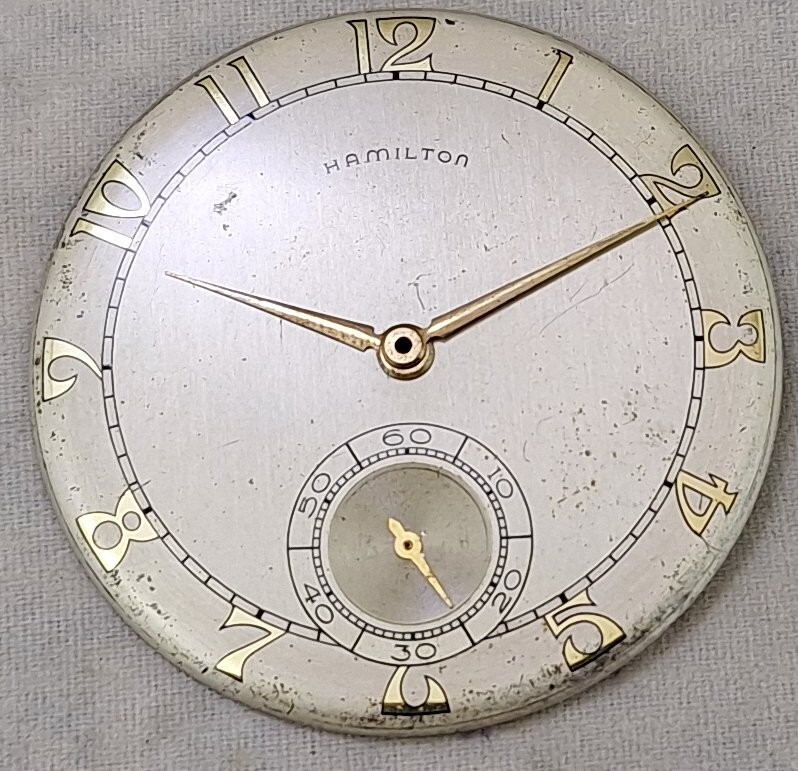 VINTAGE HAMILTON 10 SIZE 10s Dial and Hands 917, 921, 923, or 945 39.8mm