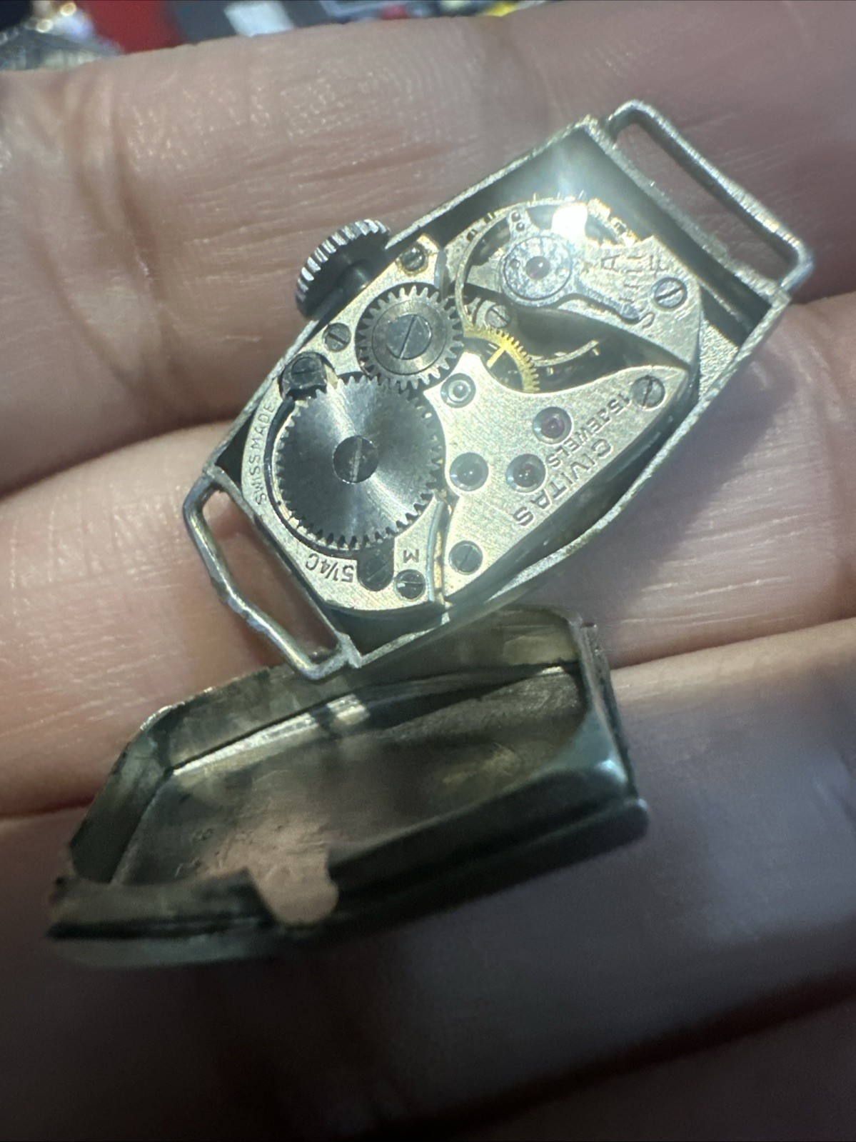 Vintage 1930s Rex Manual Wind Ladies Watch 15.4mm Civitas Movement 15J – Repair