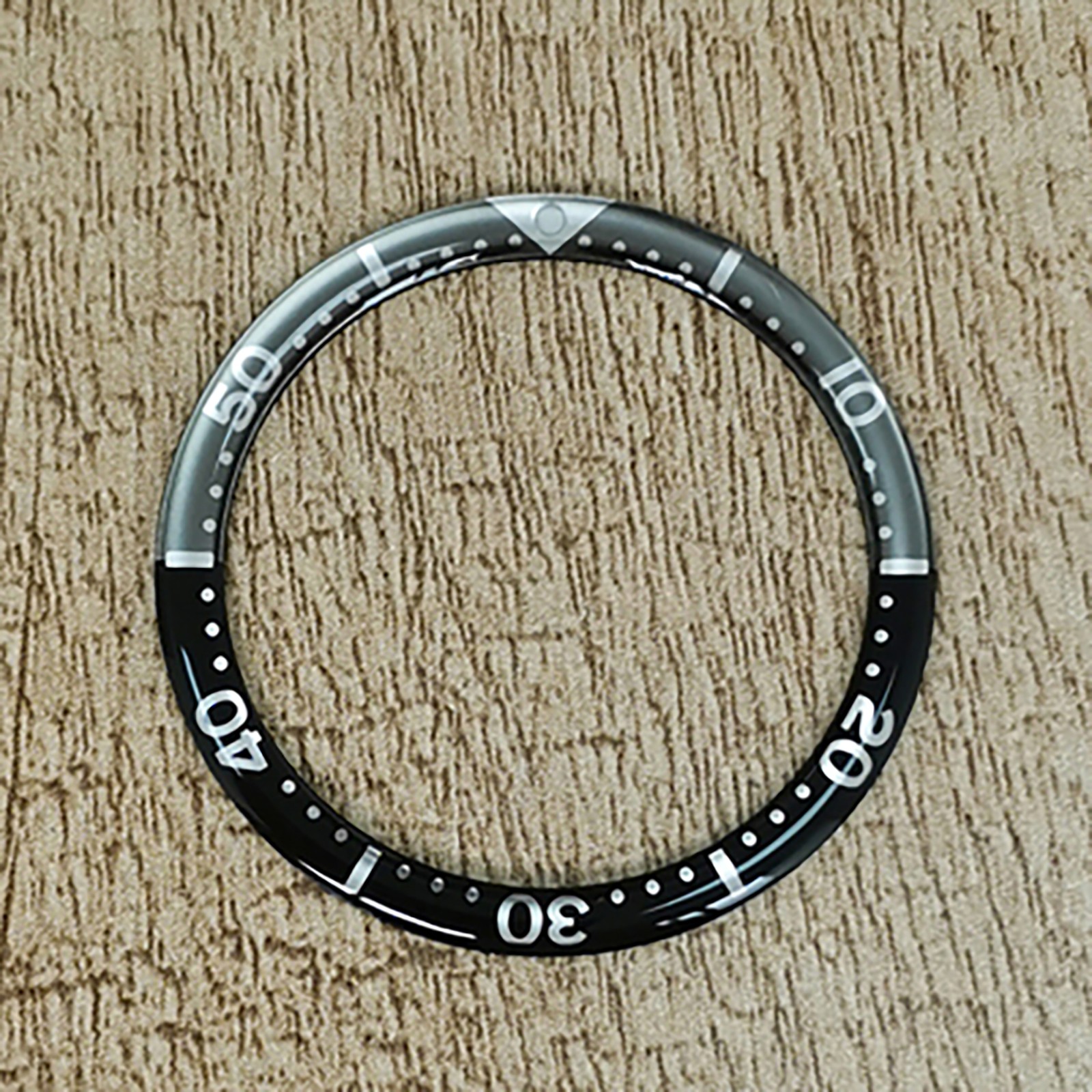 39MM Rounded Curved Plastic Aluminum Watch Bezel Insert Inner Diameter 32.2MM