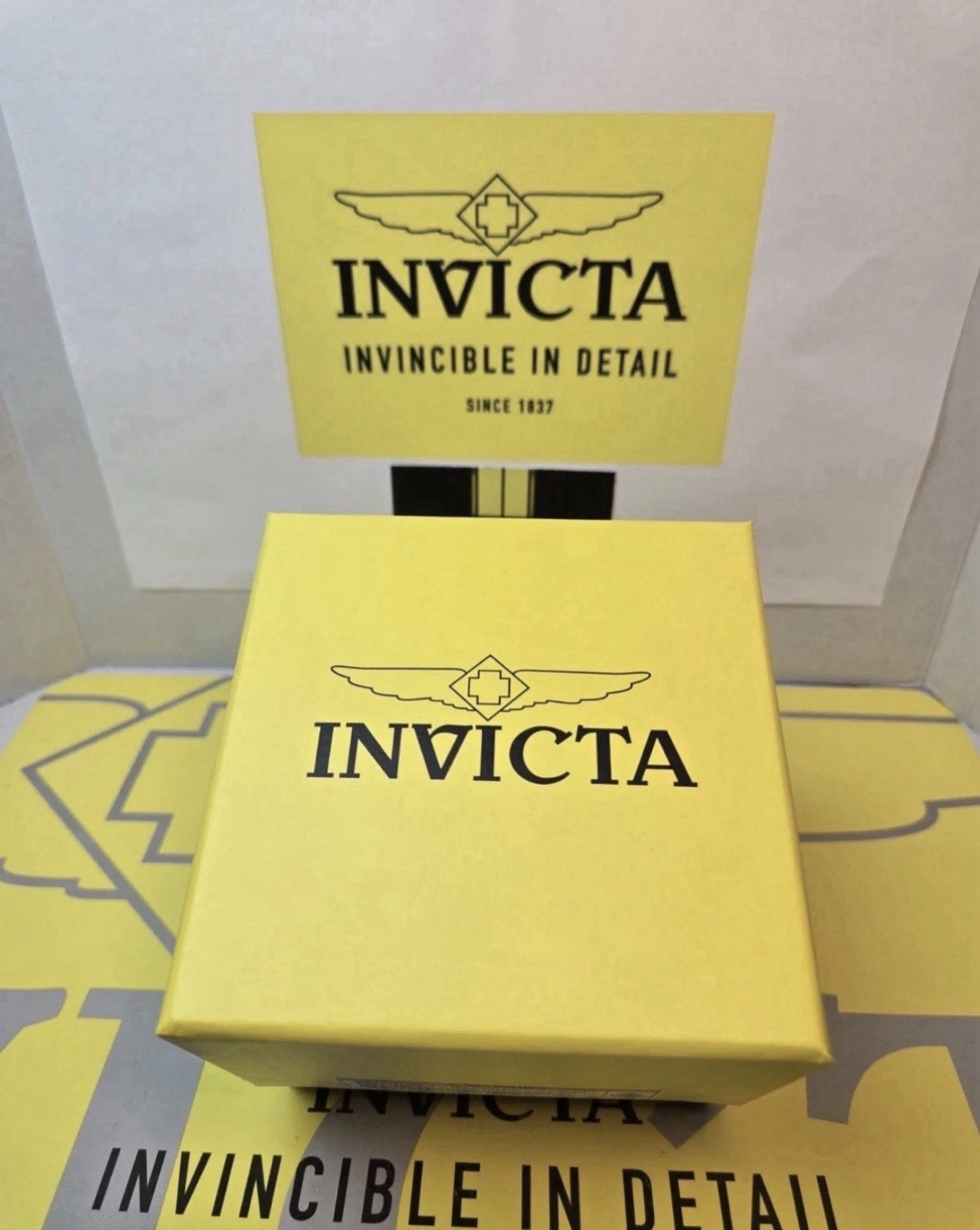 Invicta S1 Rally Moon Lander Artemis II 43mm Quartz Blue Dial Black Silicone Box