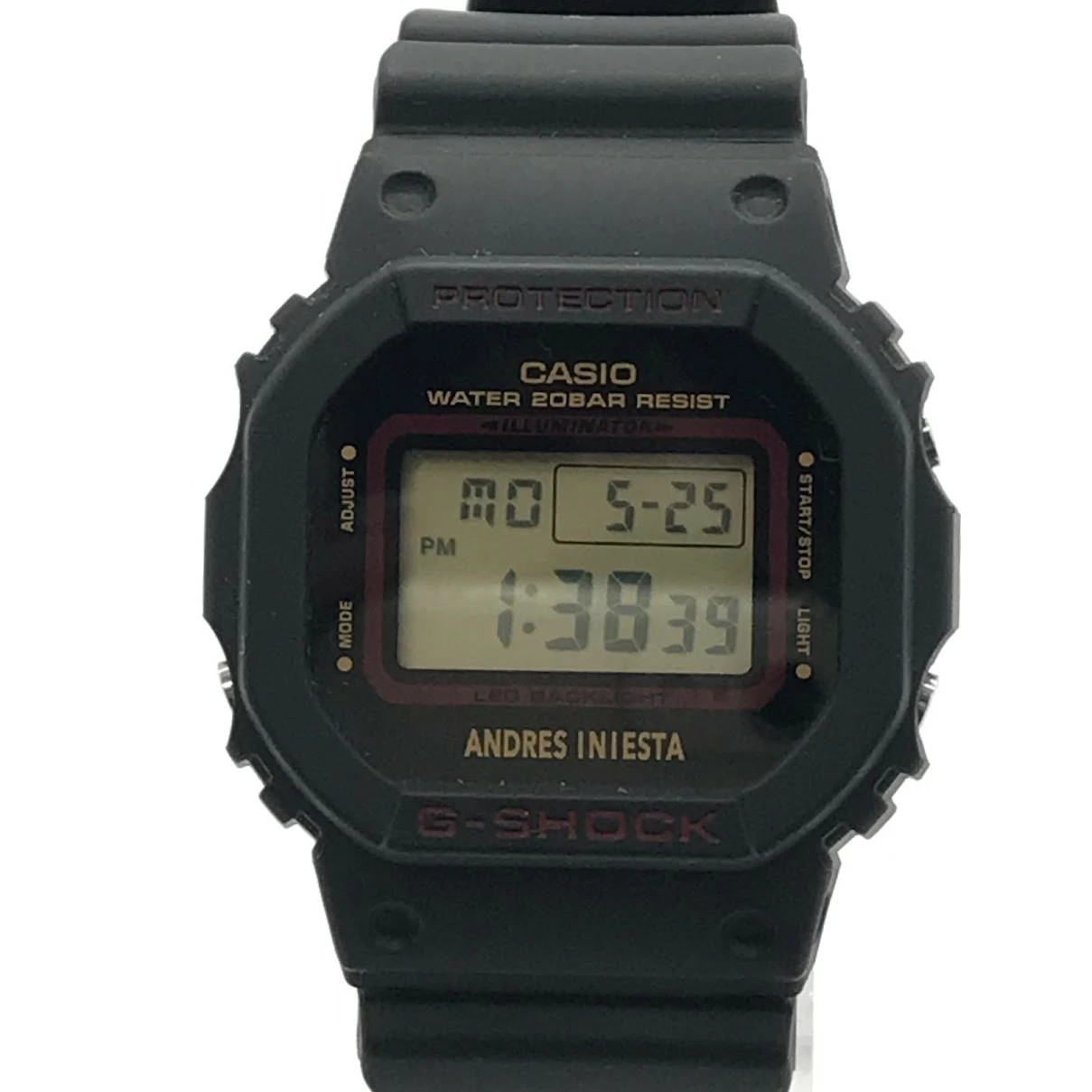 CASIO G-Shock DW-5600AI-1JR Black Case Size 4.2cm Unisex Used Watch #6112