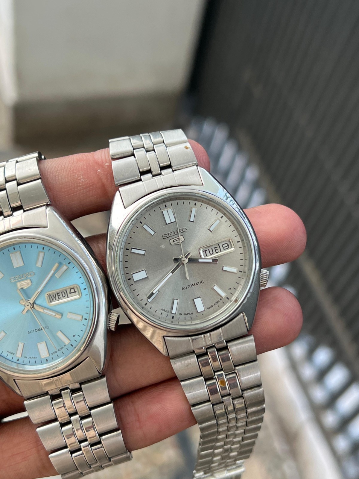 Lot of Vintage Seiko 5 Mens Automatic Watch Day-Date 6309