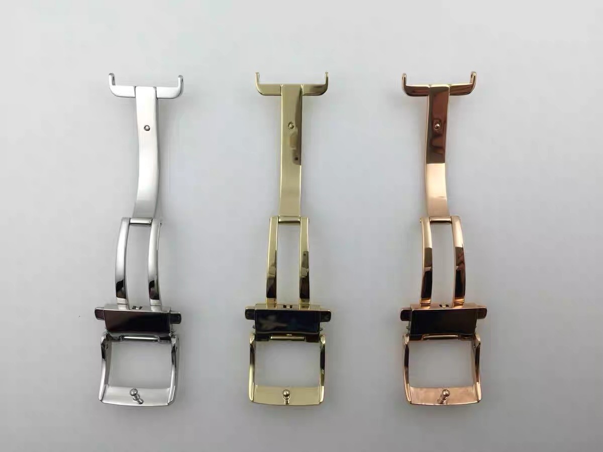 18mm for Seiko Prospex Alpinist Leather Watch Band Steel Deployant Clasp buckle