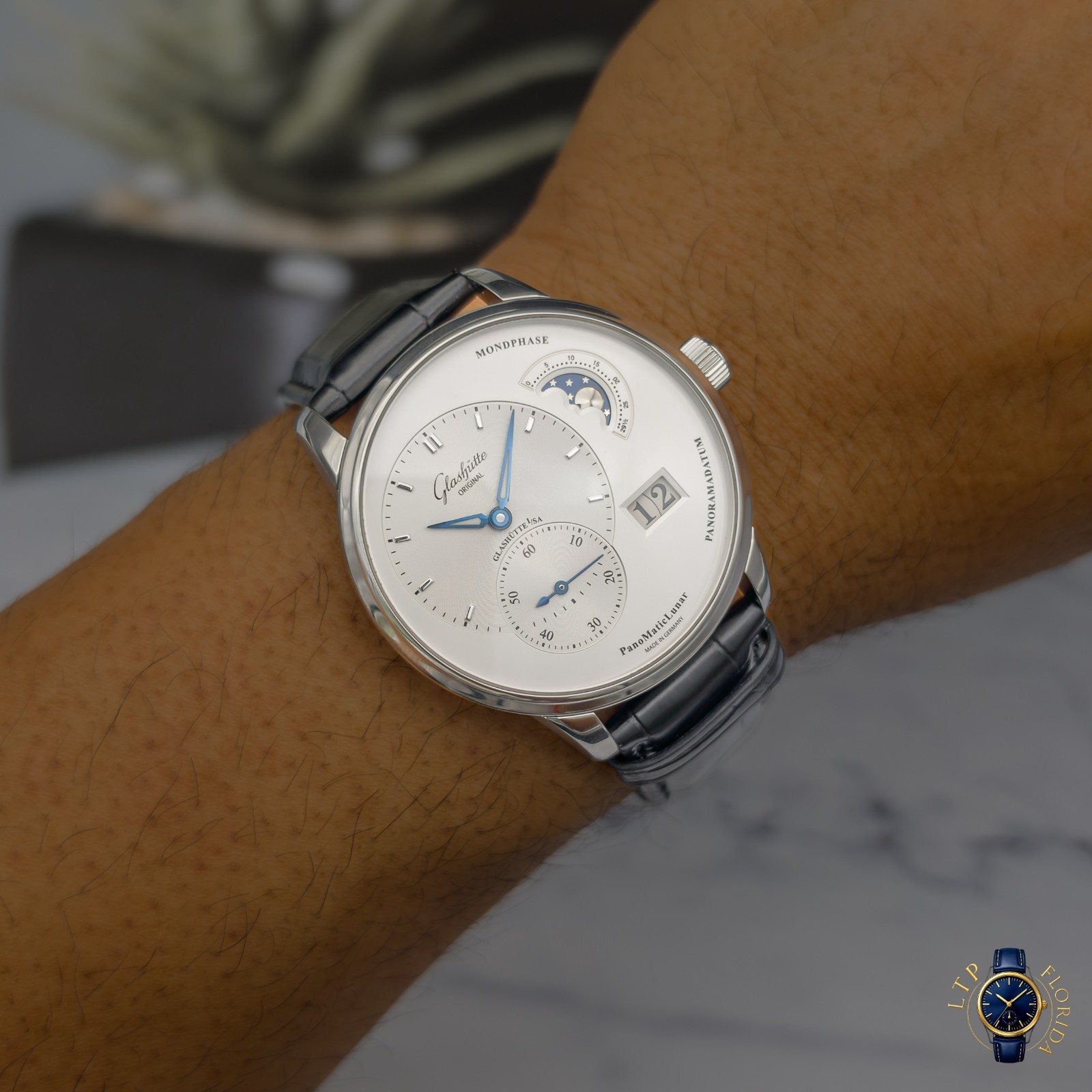 2025 Glashütte Original PanoMaticLunar Silver Dial – 40MM – 1-90-02-42-32-05