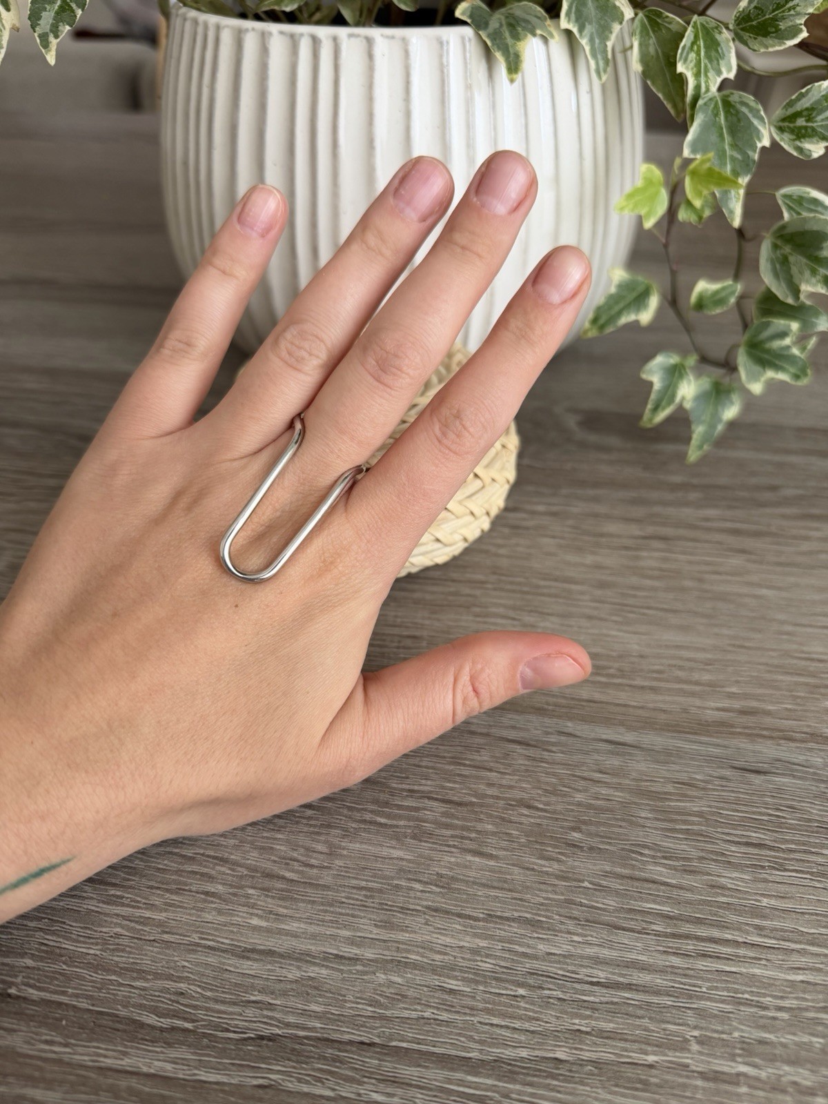 MAM Jewelry Irregular Sterling Silver 925 Ring Size 6.5