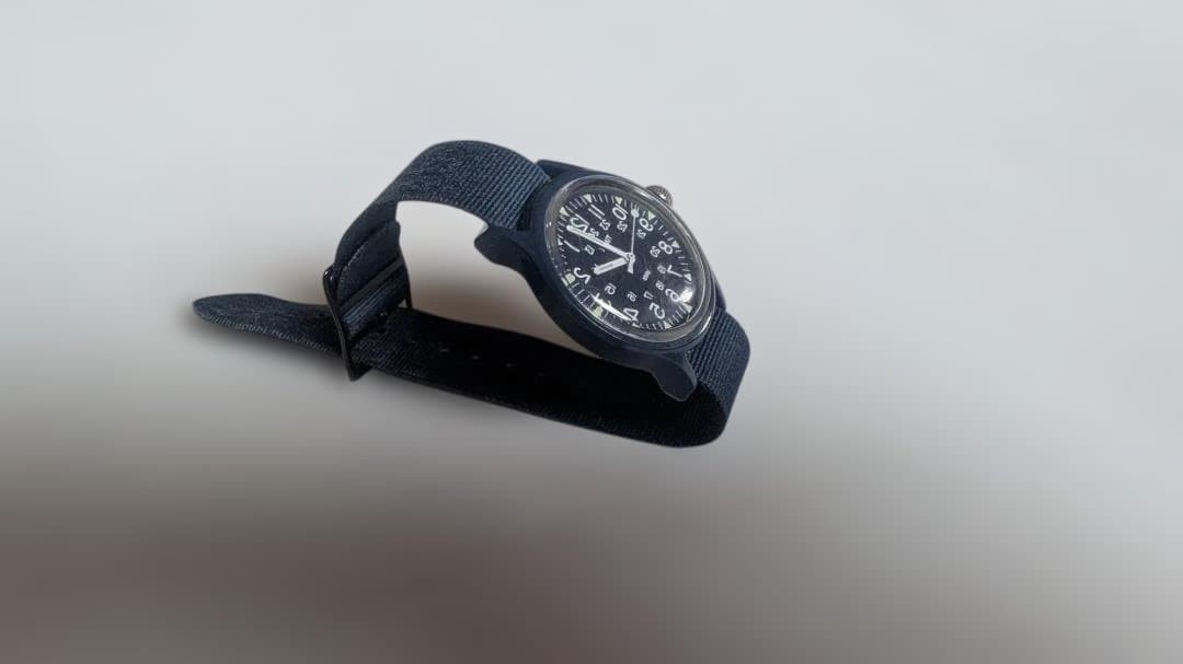Timex Beams Engineered Garments Military Style Watch Quartz BLACK NAVY Working