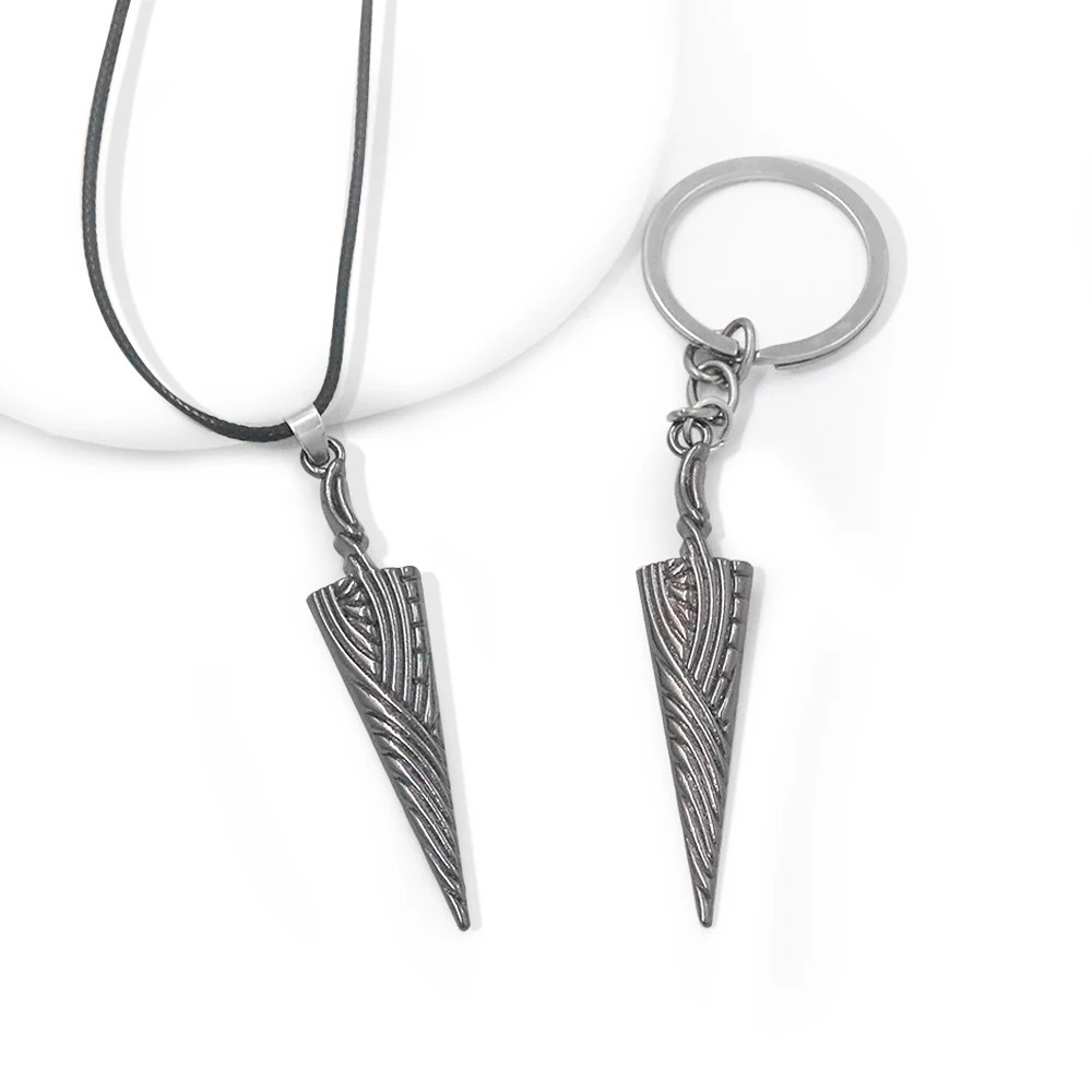 Game Hollow Knight Bone Nail Logo Necklace Jewelry Gift For Women Men Game Fans